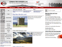 Tablet Screenshot of horwichrmiharriers.co.uk